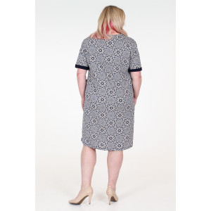 Платье женское "Ретро персона" ПлК-422 кулирка (последний размер) восточные мотивы 66 Платье женское "Ретро персона" ПлК-422 кулирка (последний размер) восточные мотивы 66