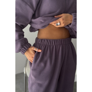 Костюм двойка женский "Космос" флис (р-ры: 44-54) лиловый Костюм двойка женский "Космос" флис (р-ры: 44-54) лиловый