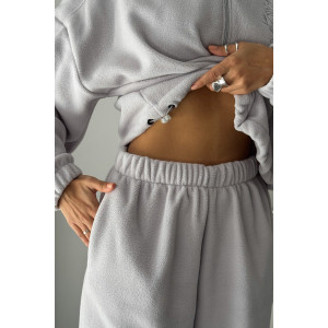 Костюм двойка женский "Космос" флис (р-ры: 44-54) серый Костюм двойка женский "Космос" флис (р-ры: 44-54) серый