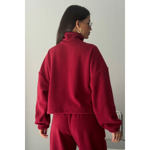 Костюм двойка женский "Космос" флис (р-ры: 44-54) бордо Костюм двойка женский "Космос" флис (р-ры: 44-54) бордо