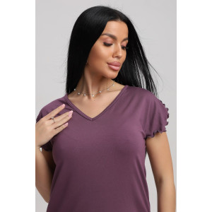 Пижама женская №375708 вискоза (р-ры: 54-70) сливовый Пижама женская №375708 вискоза (р-ры: 54-70) сливовый