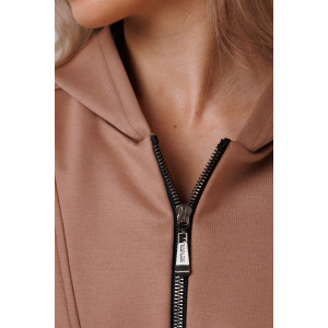 Костюм двойка женский №43065 трикотаж спортивный (р-ры: 44-54) светло-коричневый Костюм двойка женский №43065 трикотаж спортивный (р-ры: 44-54) светло-коричневый