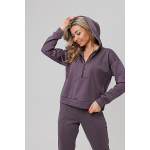 Костюм двойка женский №43065 трикотаж спортивный (р-ры: 44-54) фиолетовый Костюм двойка женский №43065 трикотаж спортивный (р-ры: 44-54) фиолетовый