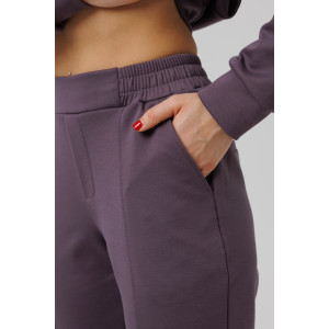 Костюм двойка женский №43065 трикотаж спортивный (р-ры: 44-54) фиолетовый Костюм двойка женский №43065 трикотаж спортивный (р-ры: 44-54) фиолетовый