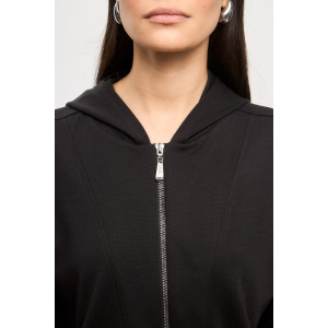 Костюм двойка женский №43065 трикотаж спортивный (р-ры: 44-54) черный Костюм двойка женский №43065 трикотаж спортивный (р-ры: 44-54) черный