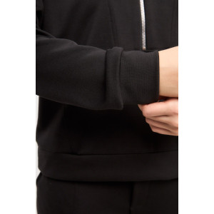 Костюм двойка женский №43065 трикотаж спортивный (р-ры: 44-54) черный Костюм двойка женский №43065 трикотаж спортивный (р-ры: 44-54) черный