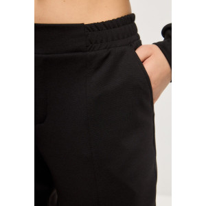 Костюм двойка женский №43065 трикотаж спортивный (р-ры: 44-54) черный Костюм двойка женский №43065 трикотаж спортивный (р-ры: 44-54) черный