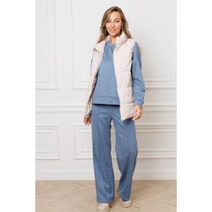 Костюм двойка женский №43043 эко-замша (р-ры: 44-54) синий Костюм двойка женский №43043 эко-замша (р-ры: 44-54) синий