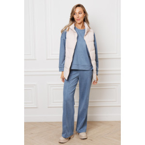 Костюм двойка женский №43043 эко-замша (р-ры: 44-54) синий Костюм двойка женский №43043 эко-замша (р-ры: 44-54) синий