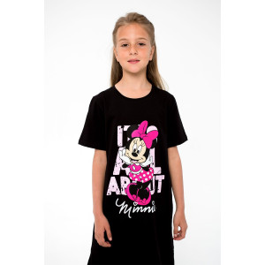 Платье детское "Теона" 40400 кулирка (последний размер) черный 140