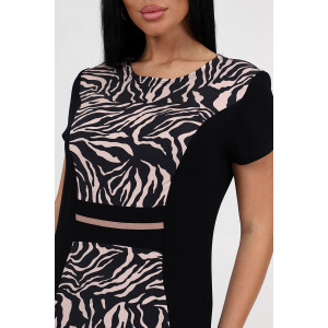 Платье женское "Грация" ПлВ-210 вискоза пенье (последний размер) зебра 54,56,60