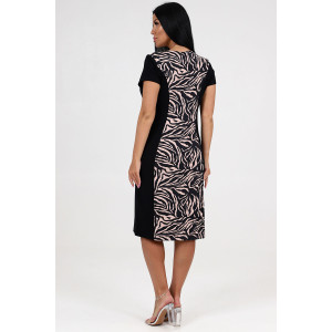 Платье женское "Грация" ПлВ-210 вискоза пенье (последний размер) зебра 54,56,60