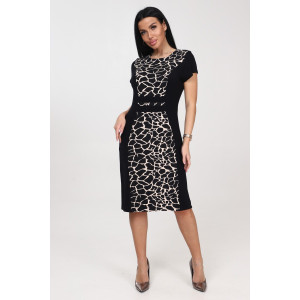 Платье женское "Грация" ПлВ-210 вискоза пенье (последний размер) жираф 48,50