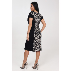 Платье женское "Грация" ПлВ-210 вискоза пенье (последний размер) жираф 48,50