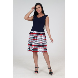 Платье женское "5 минут" ПлВ-453 кулирка-вискоза (последний размер) крас.гофре 44,52 Платье женское "5 минут" ПлВ-453 кулирка-вискоза (последний размер) крас.гофре 44,52