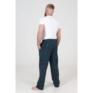 Брюки мужские БК-1439 кулирка (последний размер) т.зелен. 60