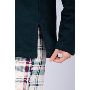 Пижама женская "Розали 3" футер 2-х нитка с начёсом (последний размер) 52,58