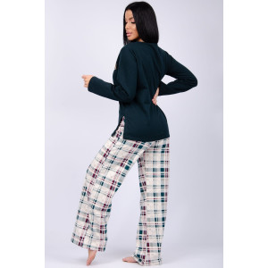 Пижама женская "Розали 3" футер 2-х нитка с начёсом (последний размер) 52,58