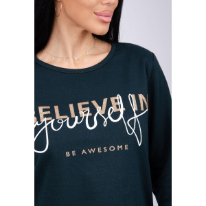 Пижама женская "Розали 3" футер 2-х нитка с начёсом (последний размер) 52,58