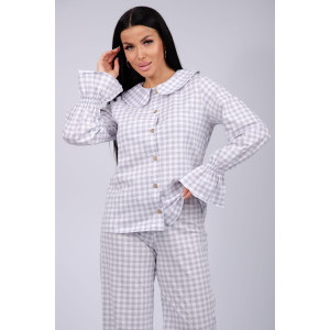 Пижама женская "Алези" кулирка (последний размер) серый 48 Пижама женская "Алези" кулирка (последний размер) серый 48