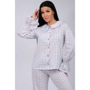 Пижама женская "Алези" кулирка (последний размер) серый 48 Пижама женская "Алези" кулирка (последний размер) серый 48