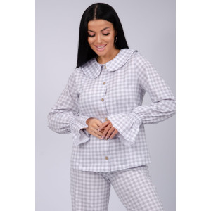 Пижама женская "Алези" кулирка (последний размер) серый 48 Пижама женская "Алези" кулирка (последний размер) серый 48