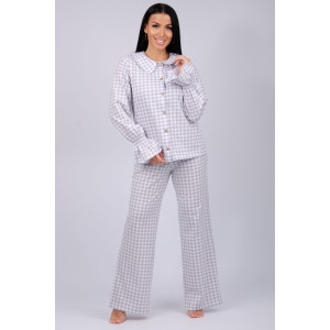 Пижама женская "Алези" кулирка (последний размер) серый 48 Пижама женская "Алези" кулирка (последний размер) серый 48