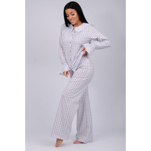 Пижама женская "Алези" кулирка (последний размер) серый 48 Пижама женская "Алези" кулирка (последний размер) серый 48