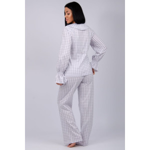 Пижама женская "Алези" кулирка (последний размер) серый 48 Пижама женская "Алези" кулирка (последний размер) серый 48