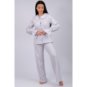 Пижама женская "Алези" кулирка (последний размер) серый 48 Пижама женская "Алези" кулирка (последний размер) серый 48