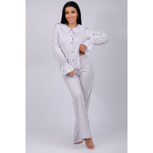 Пижама женская "Алези" кулирка (последний размер) серый 48 Пижама женская "Алези" кулирка (последний размер) серый 48