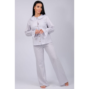 Пижама женская "Алези" кулирка (последний размер) серый 48 Пижама женская "Алези" кулирка (последний размер) серый 48