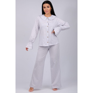 Пижама женская "Алези" кулирка (последний размер) серый 48 Пижама женская "Алези" кулирка (последний размер) серый 48