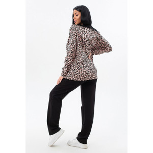 Костюм двойка женский "Леона" футер с лайкрой (последний размер) 50,54,58