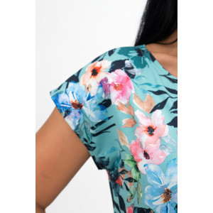 Платье женское "Камилла" масло (последний размер) зеленый 58