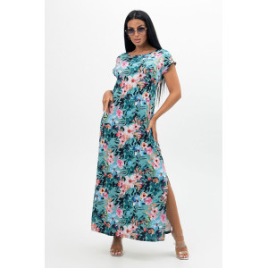 Платье женское "Камилла" масло (последний размер) зеленый 58