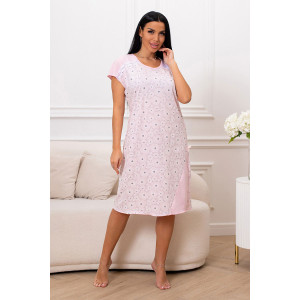 Сорочка женская "Надя" кулирка (последний размер) розовый 52