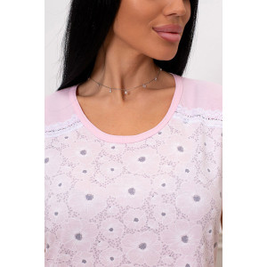 Сорочка женская "Надя" кулирка (последний размер) розовый 52