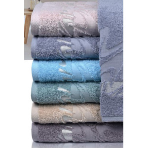 Полотенце махровое "Brilliance" бледно-розовый (последний размер) 50х90