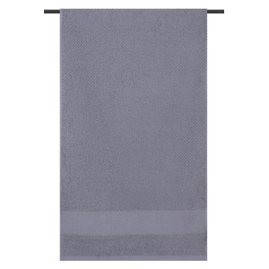 Полотенце махровое "Ромашка Микс" серебро (последний размер) 70х130