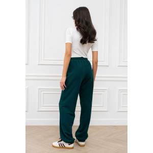 Брюки женские "Пич" М-15БРЖ футер (р-ры: 42-52) изумрудный Брюки женские "Пич" М-15БРЖ футер (р-ры: 42-52) изумрудный