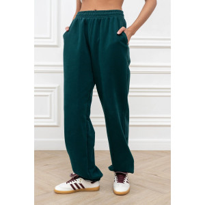 Брюки женские "Пич" М-15БРЖ футер (р-ры: 42-52) изумрудный Брюки женские "Пич" М-15БРЖ футер (р-ры: 42-52) изумрудный