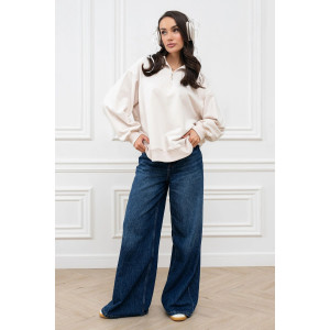 Толстовка женская "Пич" МА-4Т футер (р-ры: 42-52) бежевый