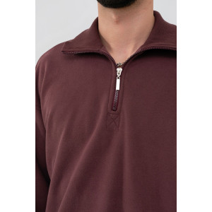 Толстовка мужская "Пич" МА-4ТМ футер (р-ры: 46-56) коричневый