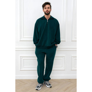 Брюки мужские "Пич" М-6БРМ футер (р-ры: 46-52) изумрудный