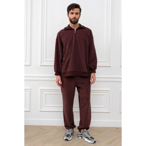 Брюки мужские "Пич" М-6БРМ футер (р-ры: 46-52) коричневый