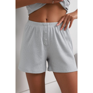 Костюм двойка женский "Нежность New" М-135КП лапша (р-ры: 42-50) светло-серый