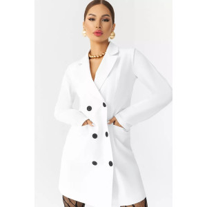 Платье женское ПЛ-170ТР/БЕЛ туран (последний размер) белый 52