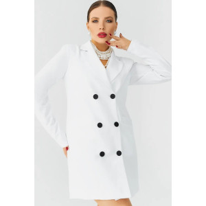 Платье женское ПЛ-170ТР/БЕЛ туран (последний размер) белый 52