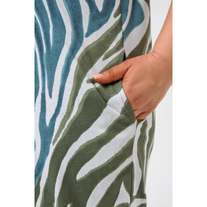 Платье женское 2229-К "Мираж" трикотаж (последний размер) зеленый 60